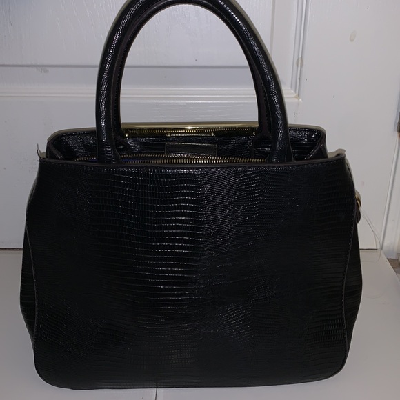 Anne Klein prude, black with leopard print - Picture 4 of 5